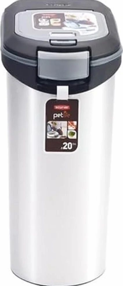 CURVER K&BZ POJEMNIK NA ŻYWNOŚĆ Metaliczny 20KG 54L