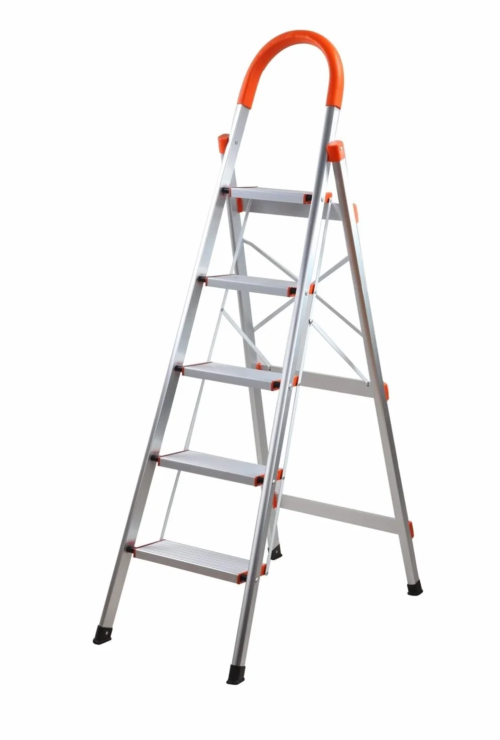 TREPPE Aluminiowa składana drabina 5 stopni Domowa