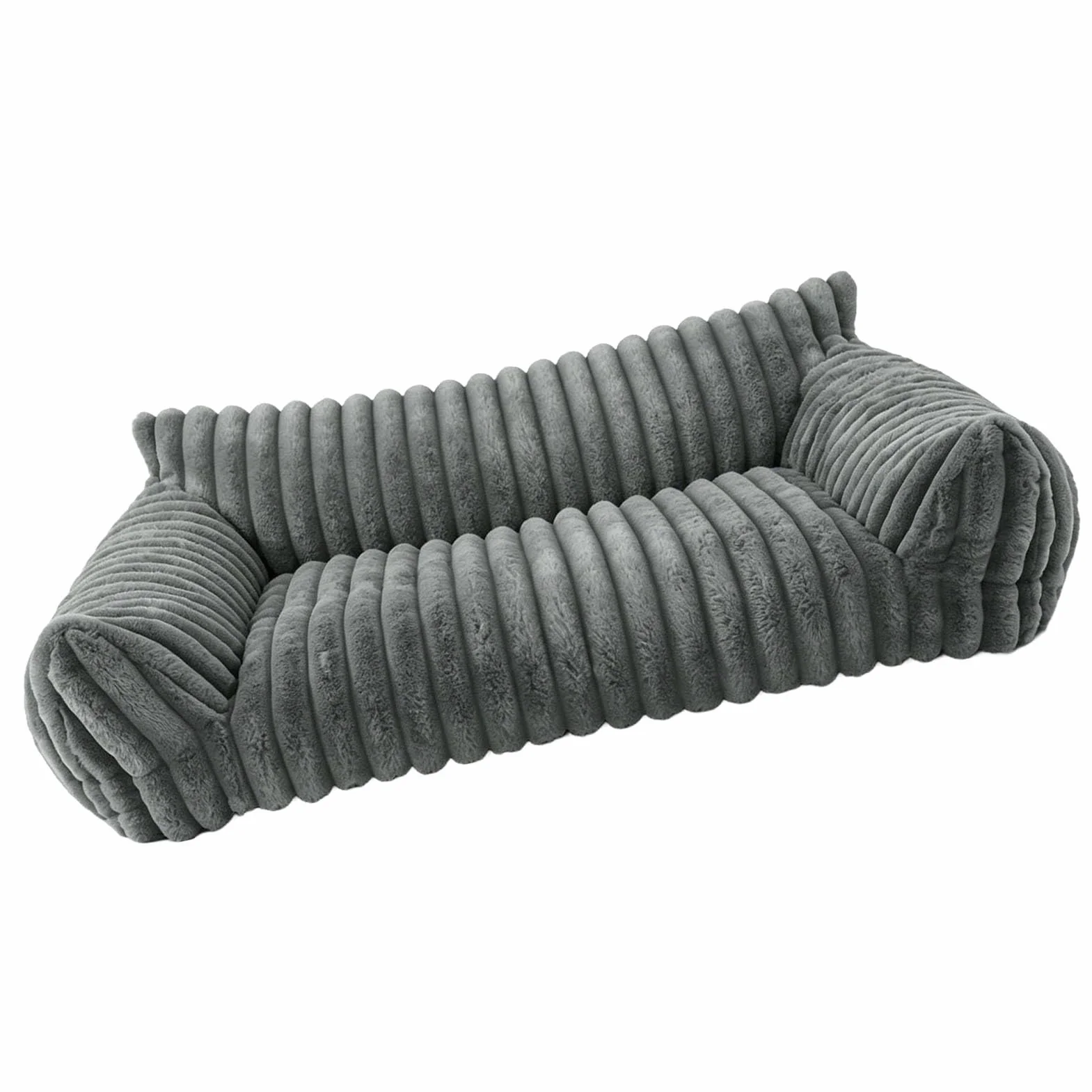 Legowisko dla Psa, Zmywalna, Wygodna, Ciepła i Miękka Sofa z Oparciem dla Małych Kotów i Psów (M75*50 * 20 cm)