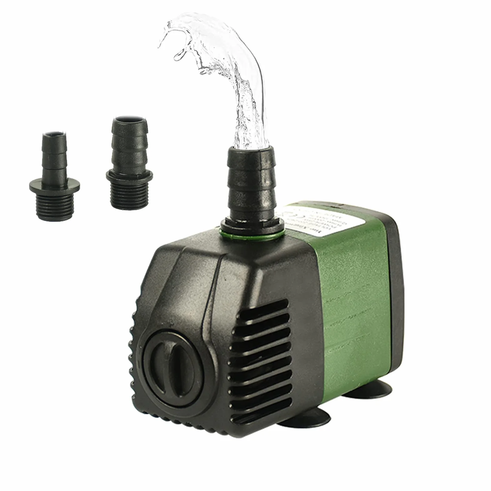 pompa wodna 25 W, 1500 l/h, wodoszczelna, 2 dysze do stawu, studni, akwarium, ogrodu, oczka wodnego, akwarium