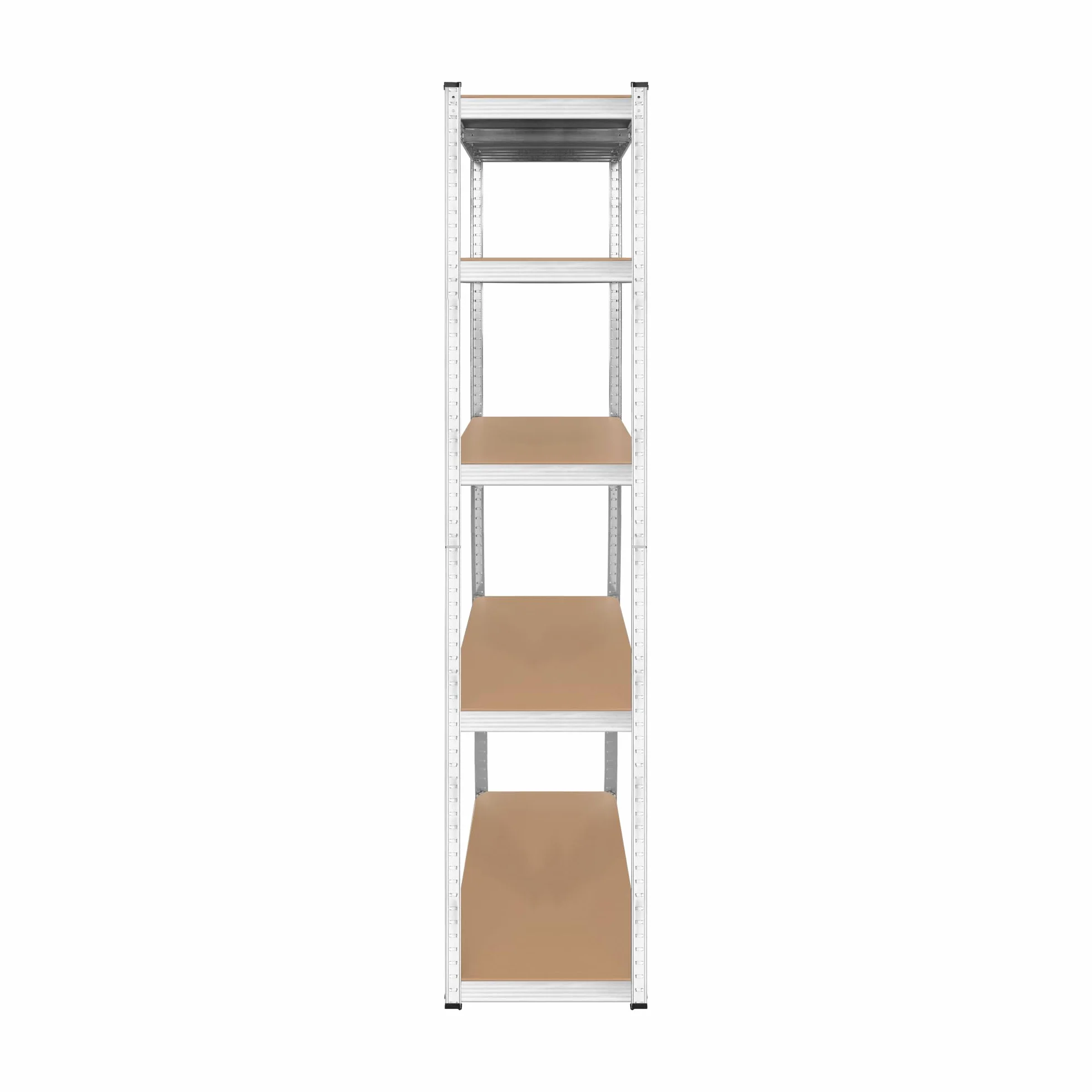Rebel Electro Regał Metalowy Magazynowy 205x120x45 Srebrny RB-1253