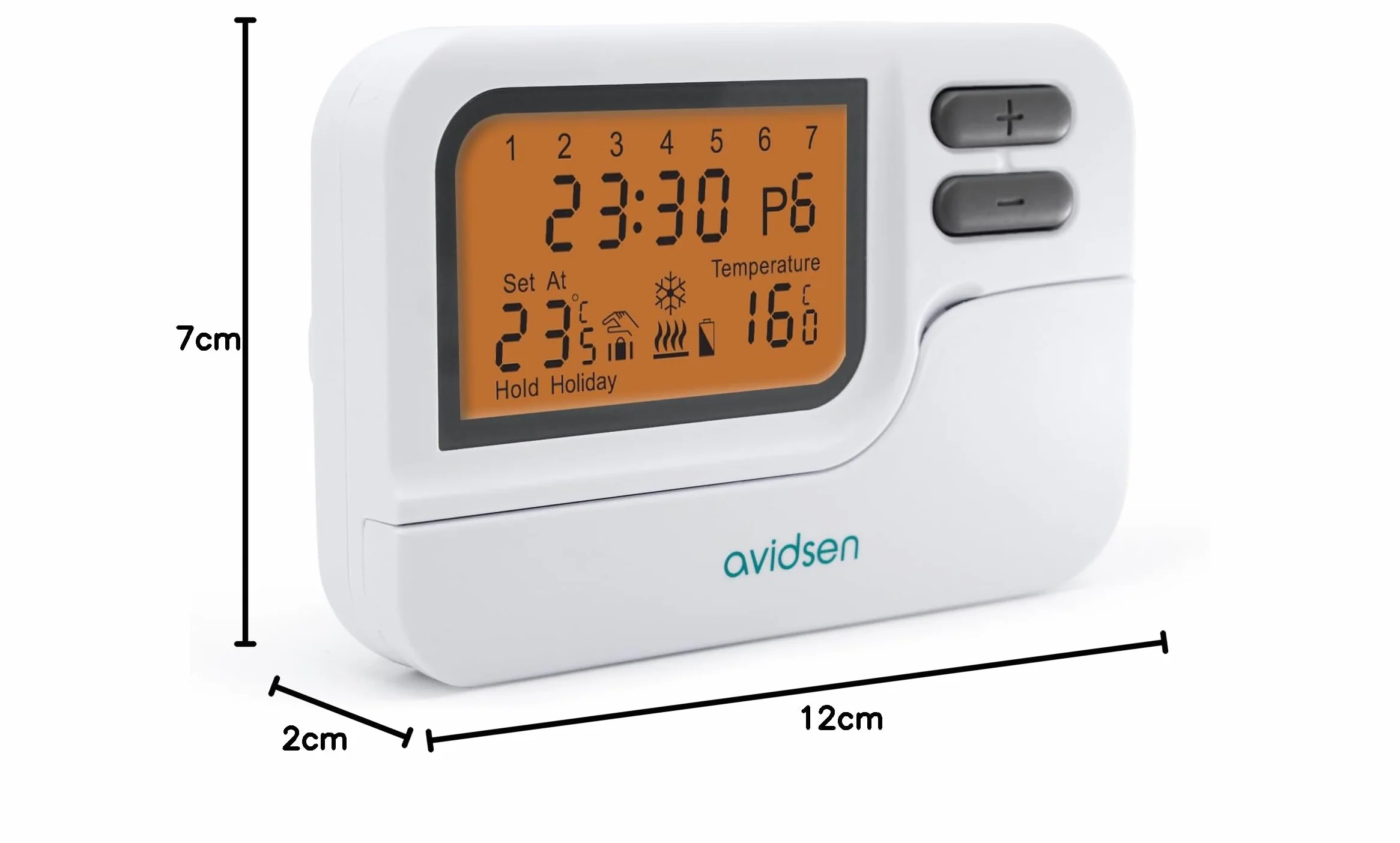 Avidsen 103953 termostat tygodniowy biały