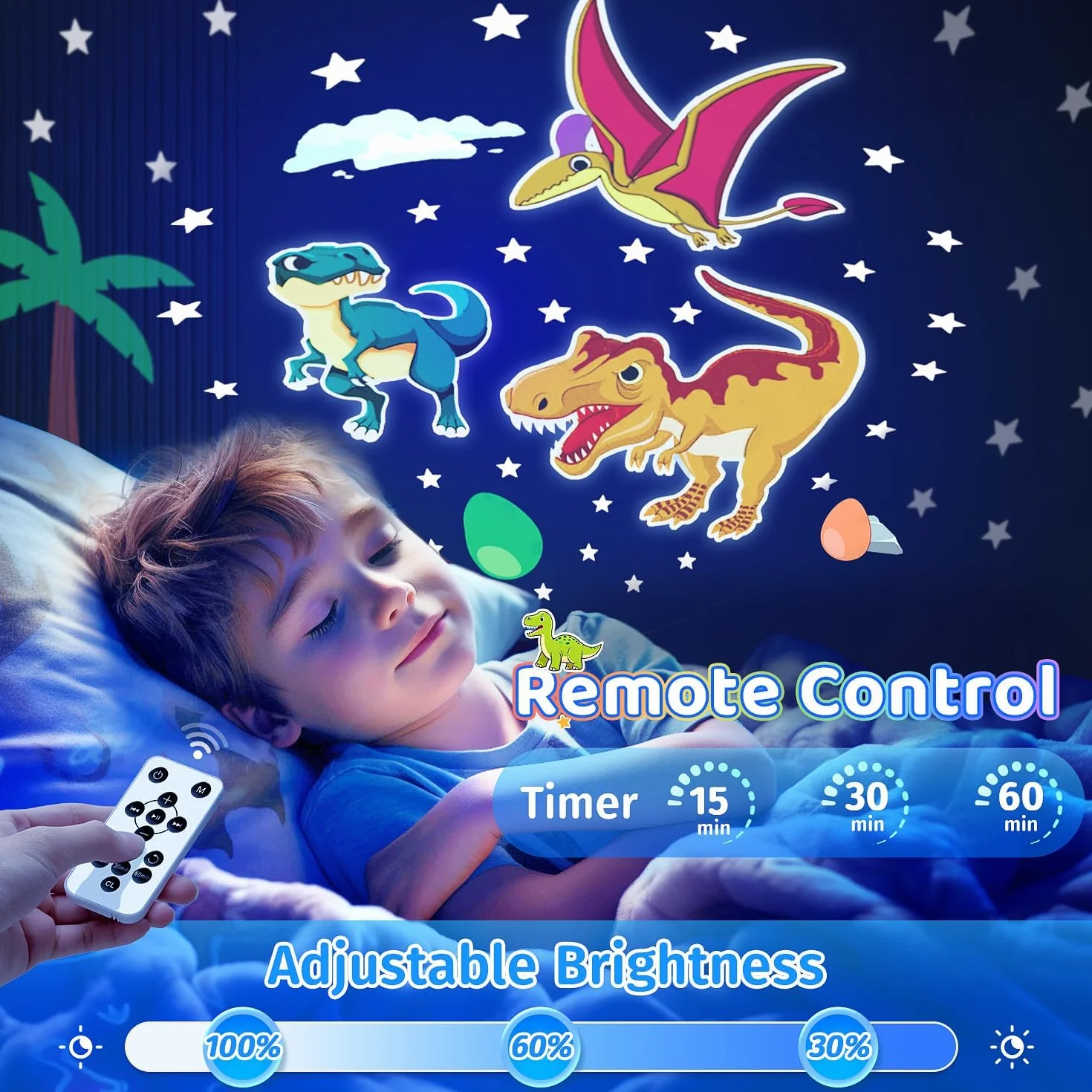 Lampka nocna, projektor gwiaździstego nieba dla dzieci z 15 filmami, lampka nocna dla dzieci, pozytywka dla niemowląt, dziewczynek, Bluetooth, lampka nocna dla dzieci, dekoracja, prezent dla