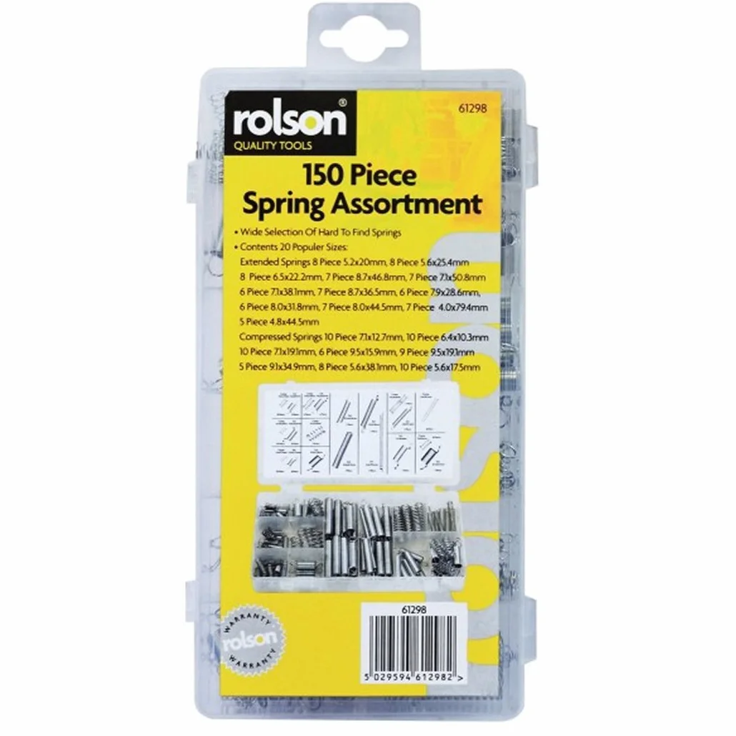 Rolson 61298 150 szt. asortyment sprężyn
