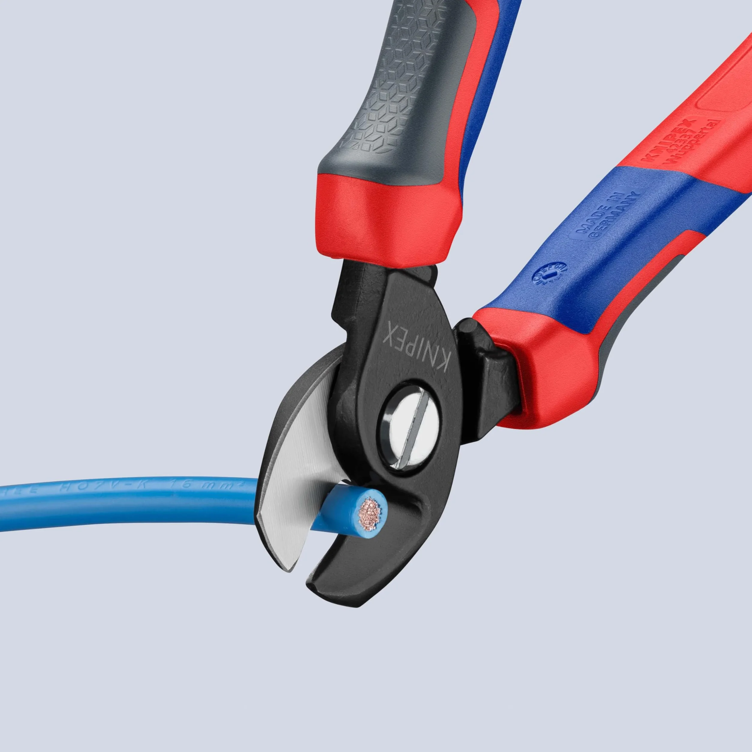 KNIPEX Nożyce do kabli z rękojeściami Comfort 165 mm, 95 12 165