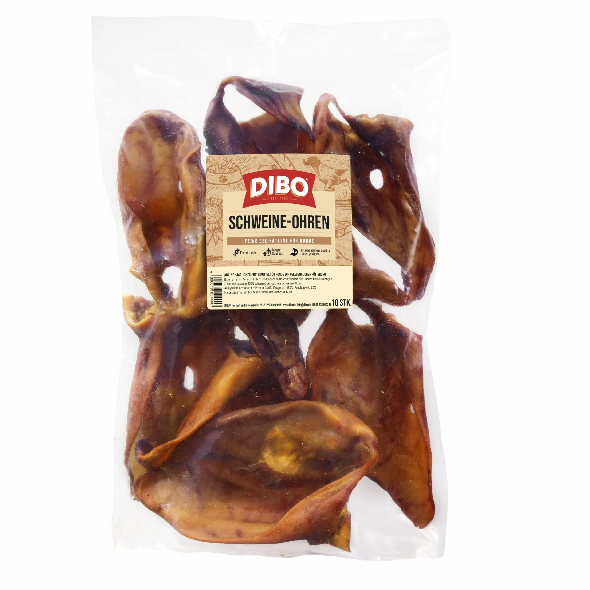 Dibo Karma dla Psów, Wieprzowina, 10 sztuk