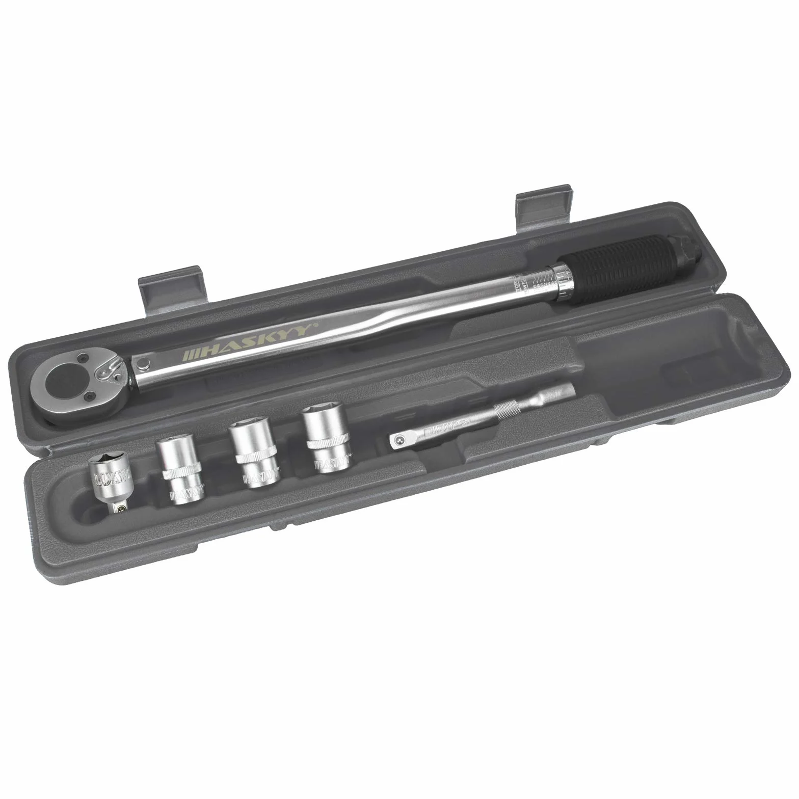 HASKYY 1/2" Klucz dynamometryczny 28-210 Nm odwracalna grzechotka napędowa