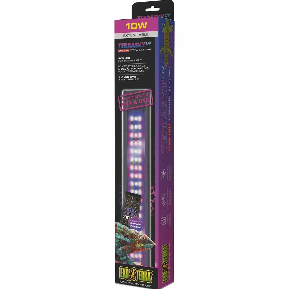 Exo Terra TerraSky oświetlenie terrariów UV LED, 10 W