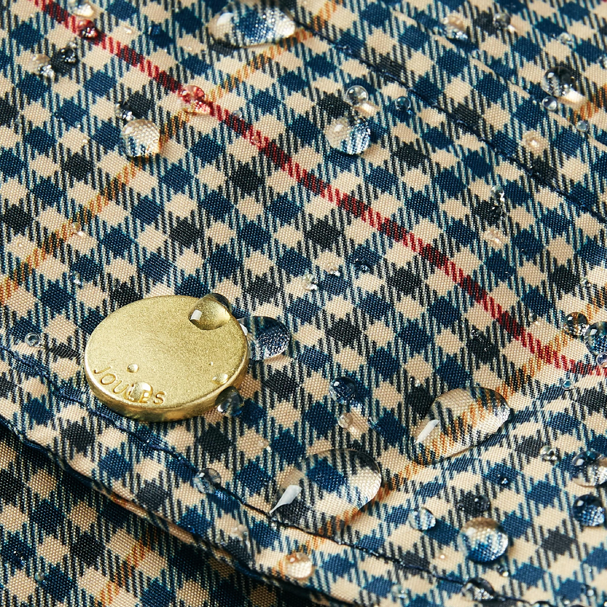 Rosewood Joules Henson Check Packaway Kurtka dla Psów Wodoodporna Mała Lekka Pranie