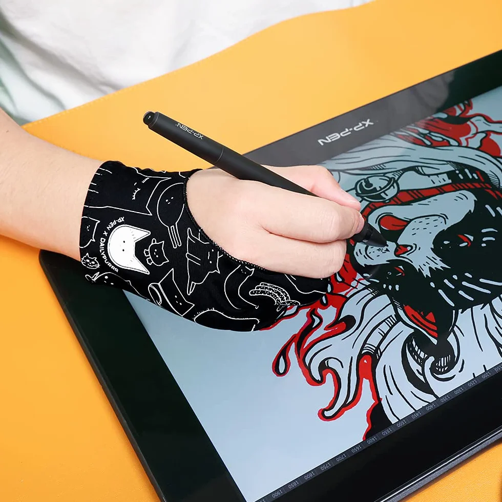 XP-Pen ACG15 Artist Glove rękawica przeciwporostowa do tabletu graficznego uniwersalny rozmiar 2 sztuki
