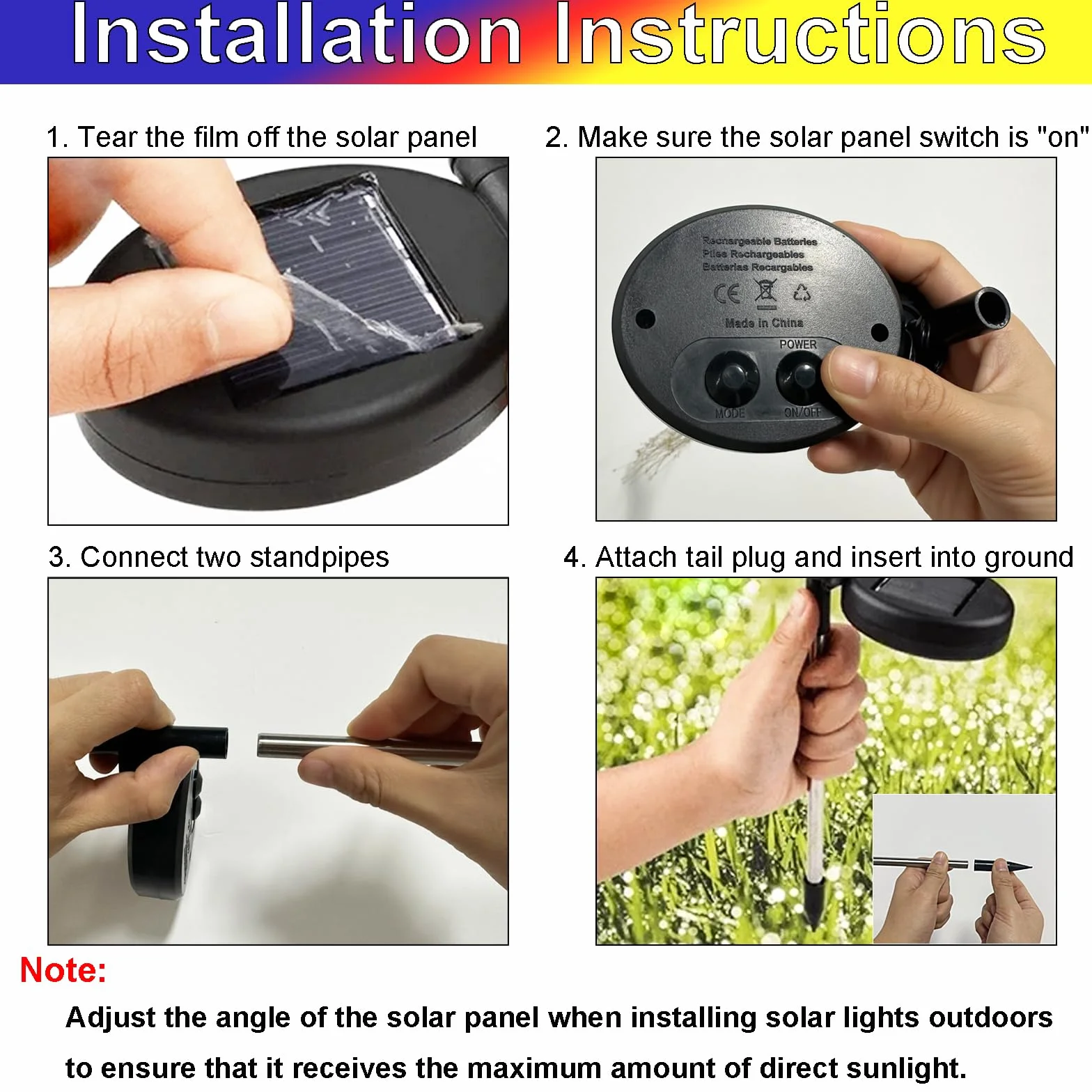 Dekoracja ogrodowa, solarna lampa ogrodowa, do użytku na zewnątrz, do ogrodu, 2 sztuki, 150 LED, lampki ogrodowe, fajerwerki, 8 trybów pracy, wodoszczelne, do ścieżek, skrzynek na kwiaty