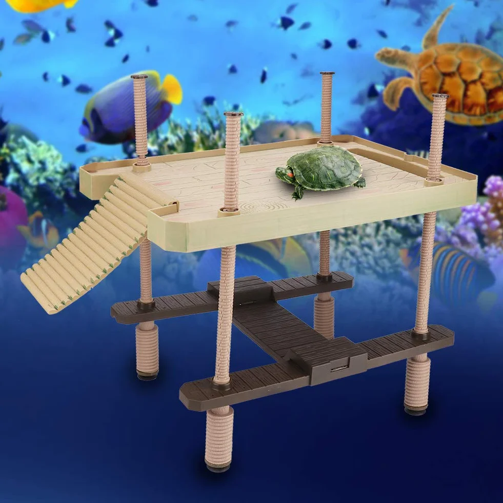 Zerodis Akwarium Wyspa Pływająca Platforma Żółwi Platforma Wspinaczkowa Platforma Żółwi Pływająca Platforma
