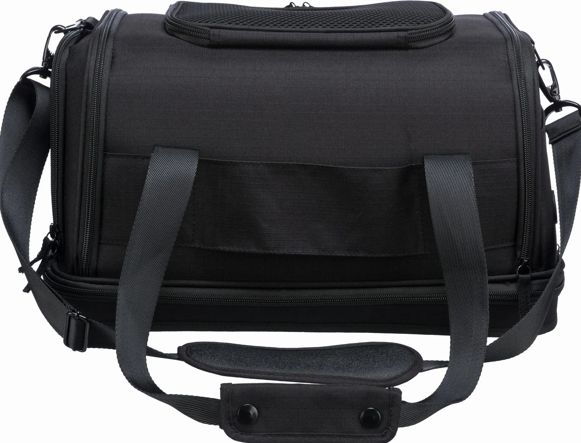 TRIXIE Airline 28904 torba podróżna, samolot, torba podróżna dla psów, 28 × 25 × 44 cm, czarna