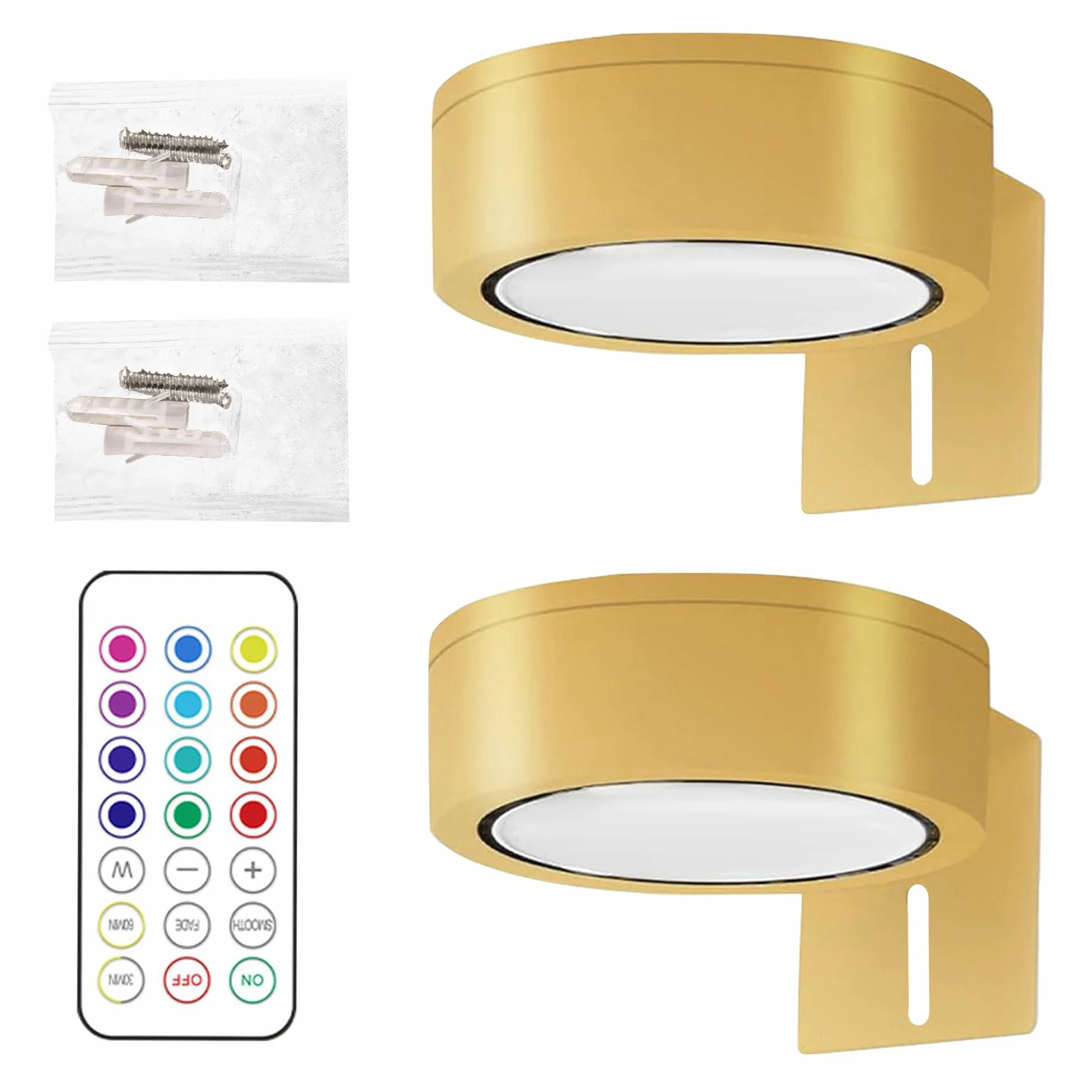 Chiclify Magnetyczna lampa LED na obraz z pilotem zdalnego sterowania w zestawie, magnetyczna i łatwa instalacja, 8,6 x 3,5 cm, do korytarza, do obrazów, portretów, ramek na zdjęcia