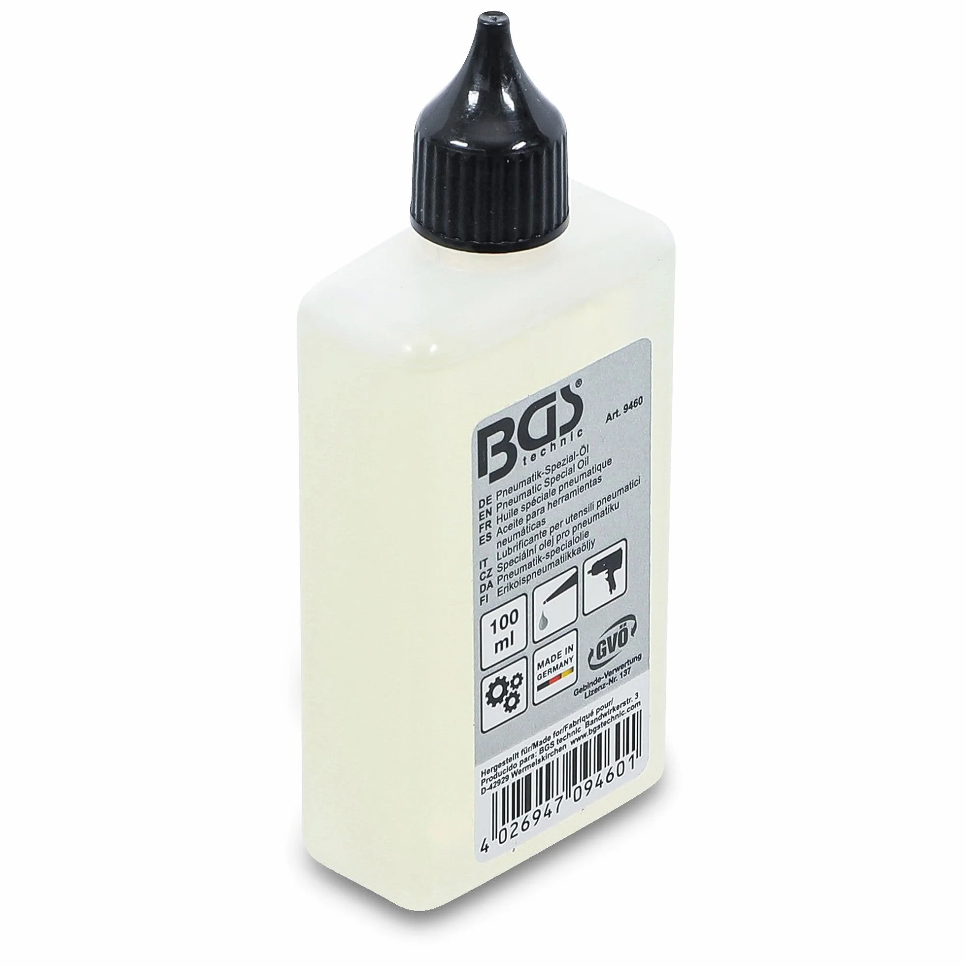 BGS 9460 | Specjalny olej do narzędzi pneumatycznych | 100 ml