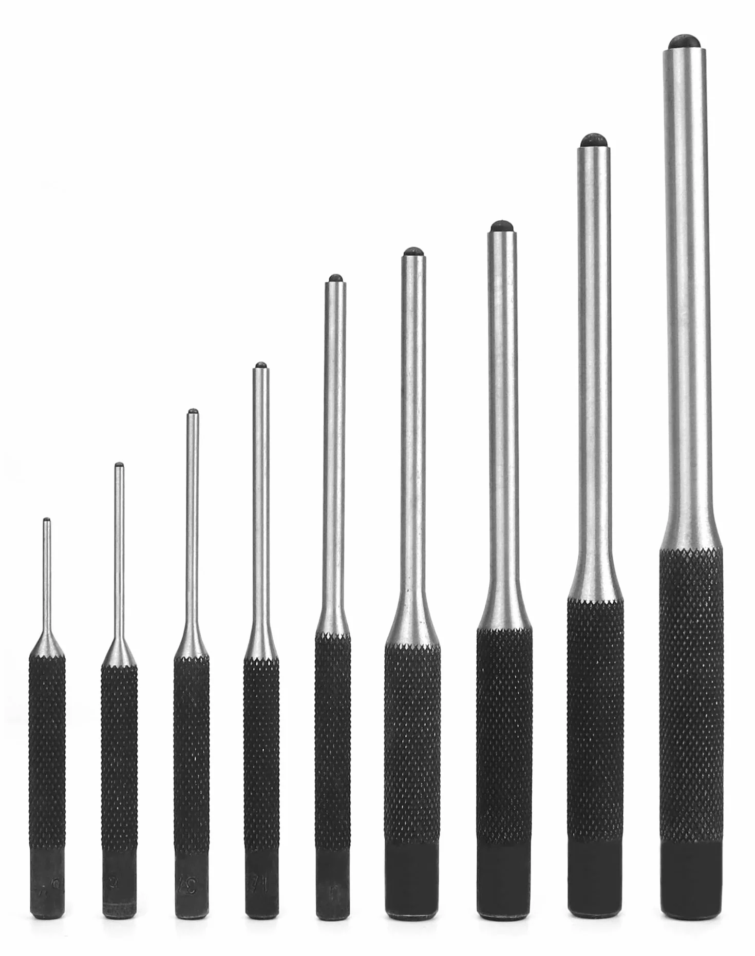 Zestaw wybijaków QWORK 9-częściowy 1,5mm - 8mm z etui