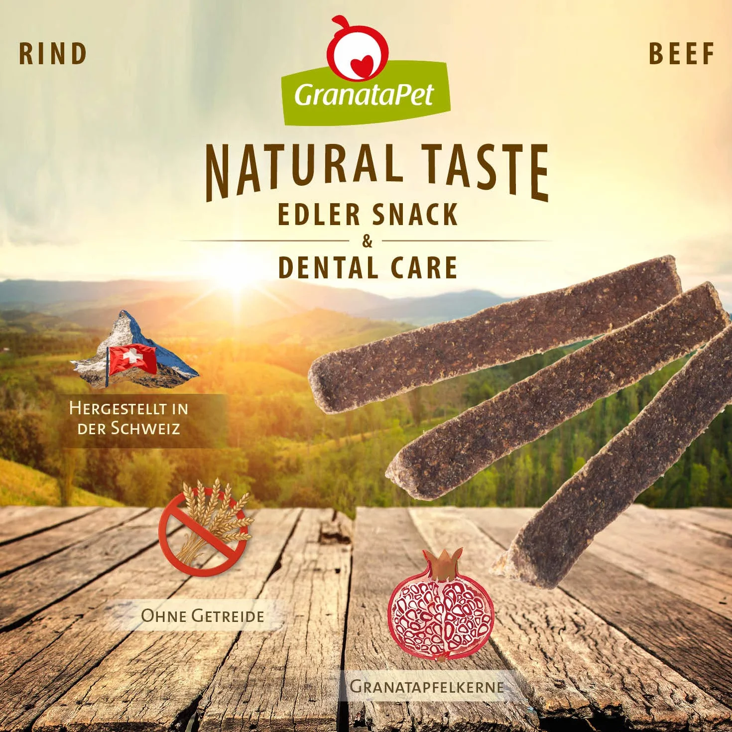 Granatapet Natural Taste Przekąska dla Psów, Wołowina, 70 g
