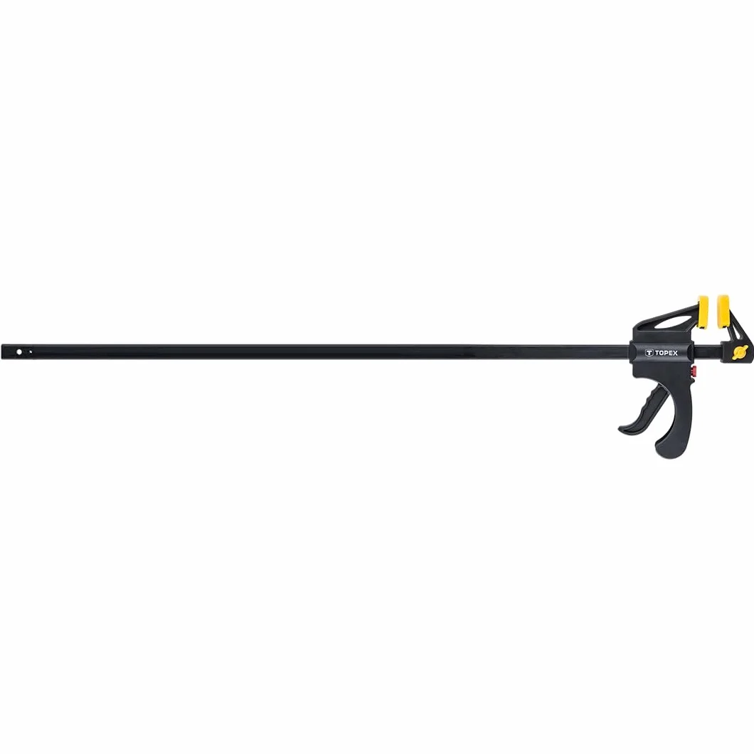 Zacisk jednoręczny 900 x 60 mm czarny imadło śrubowe