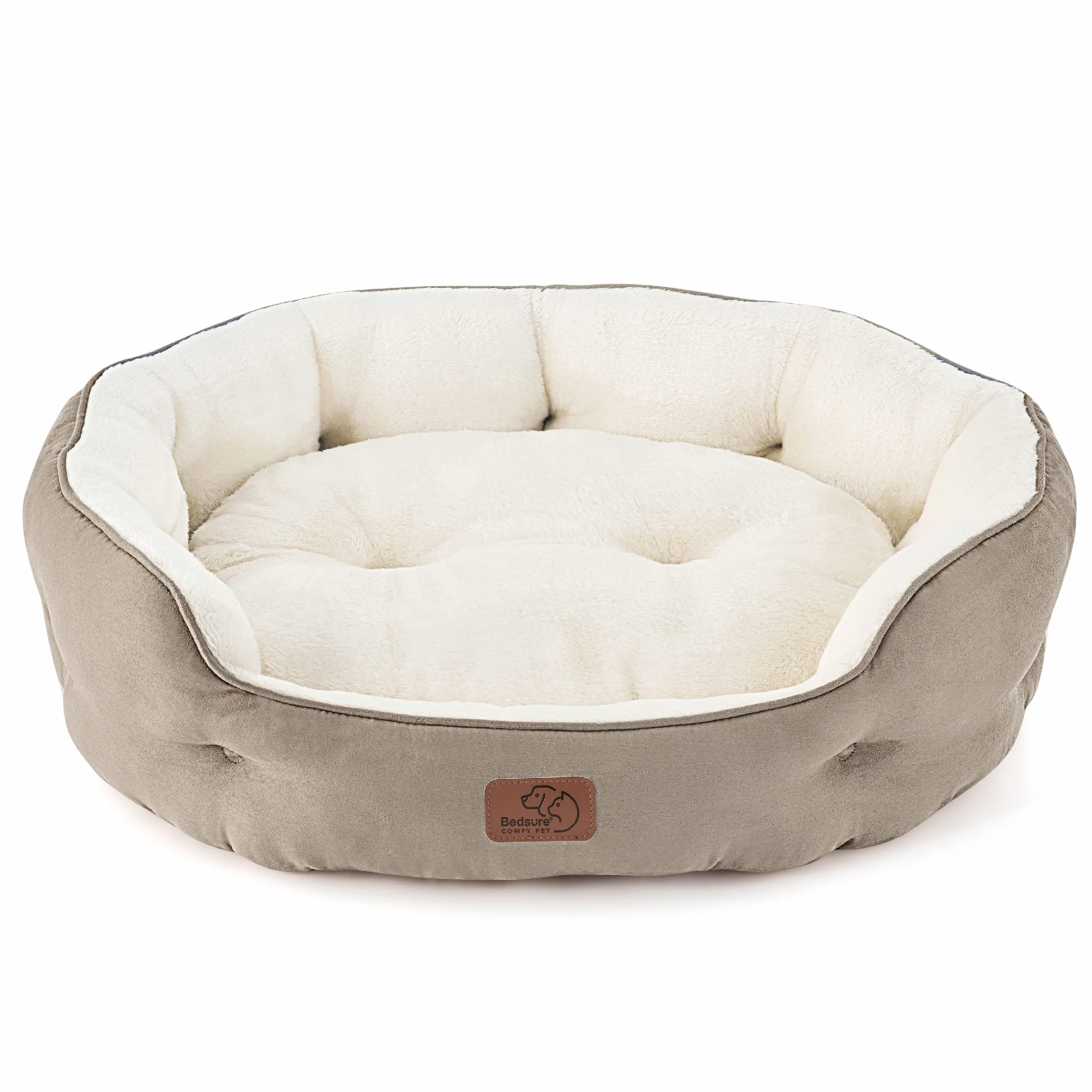 BEDSURE Legowisko dla kota 63x53x20 cm dwustronną poduszką wewnętrzną