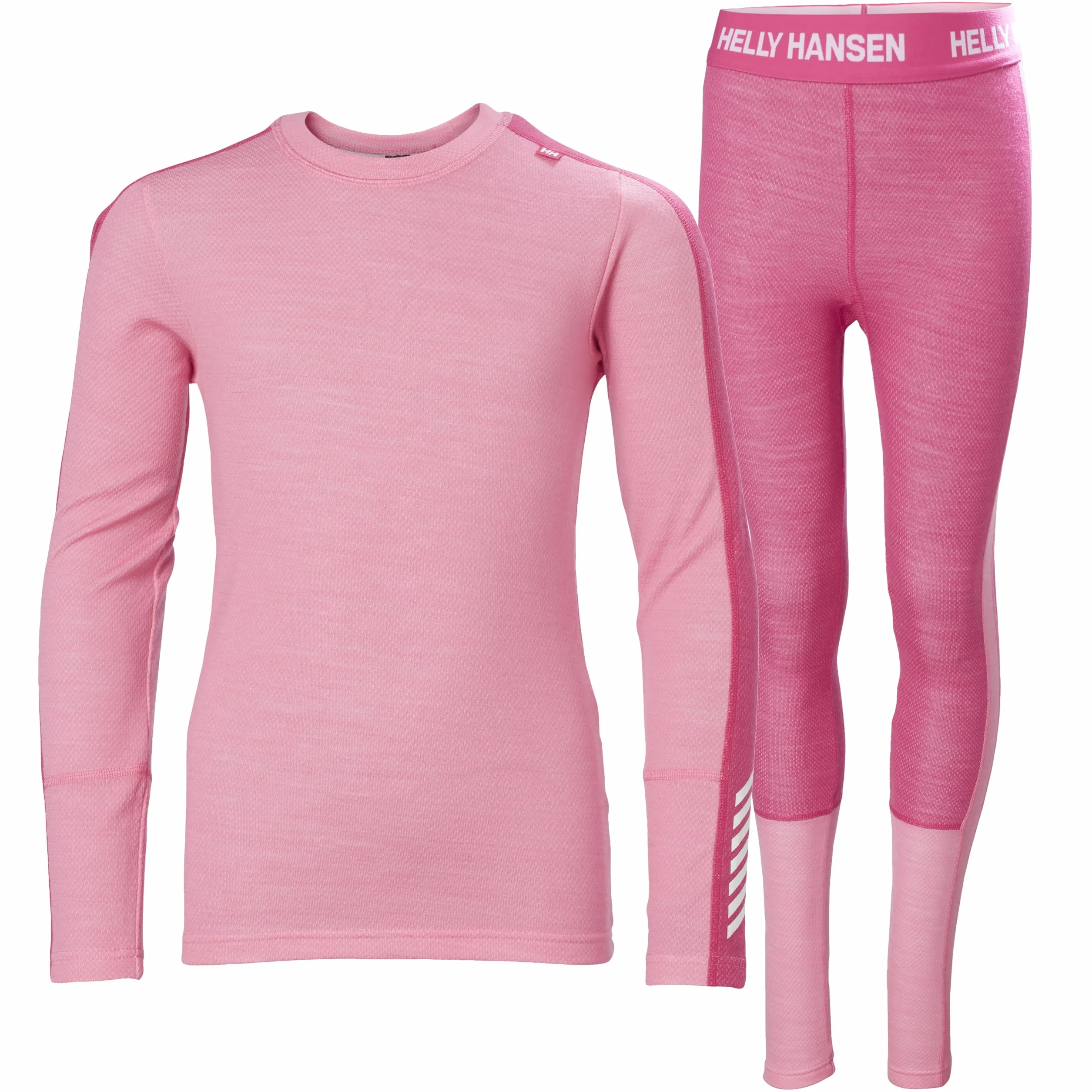 Helly Hansen Unisex Kids Jr Lifa Merino Midweight zestaw podstawowy, 068 Cukrowy róż, 16 lat