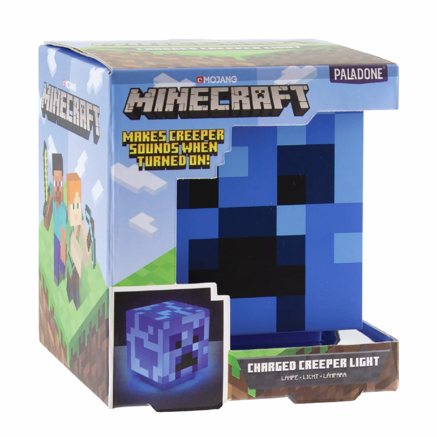Minecraft Charged Creeper Light z dźwiękami Creeper