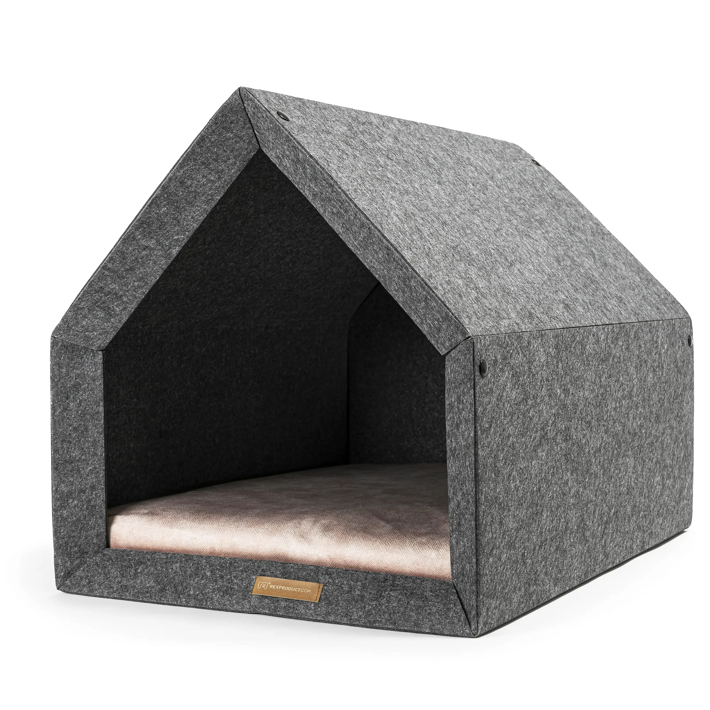 Rexproduct PetHome buda dla psów odporna na ugryzienia i zarysowania izolacja akustyczna rozmiar S 60x42 cm