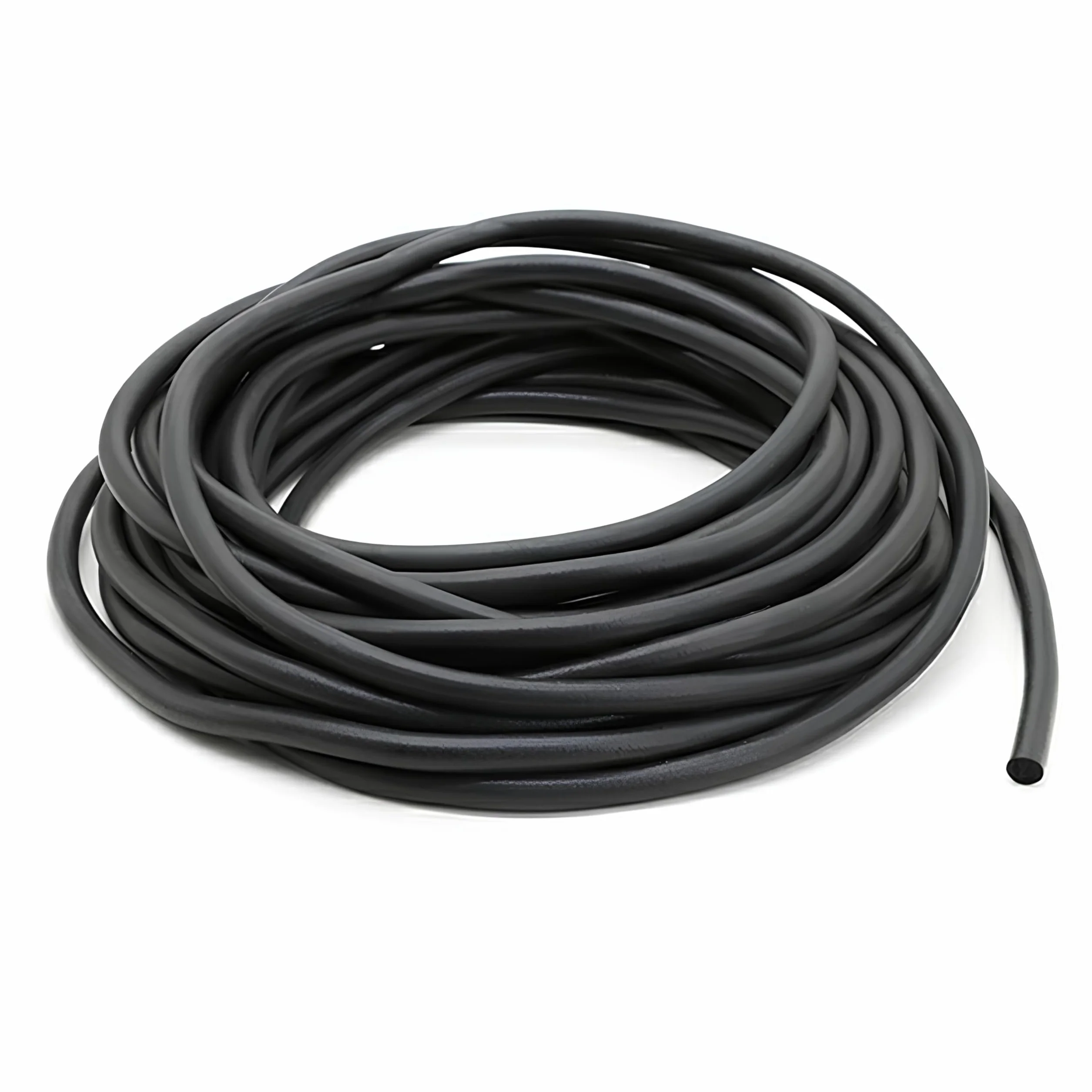 5 m EPDM sznur uszczelniający do fug, Ø 3 mm, okrągły sznurek uszczelniający do fug, uszczelka do fug, średnica sznurka wypełniającego, czarny sznurek uszczelniający do fug i szczelin betonowych