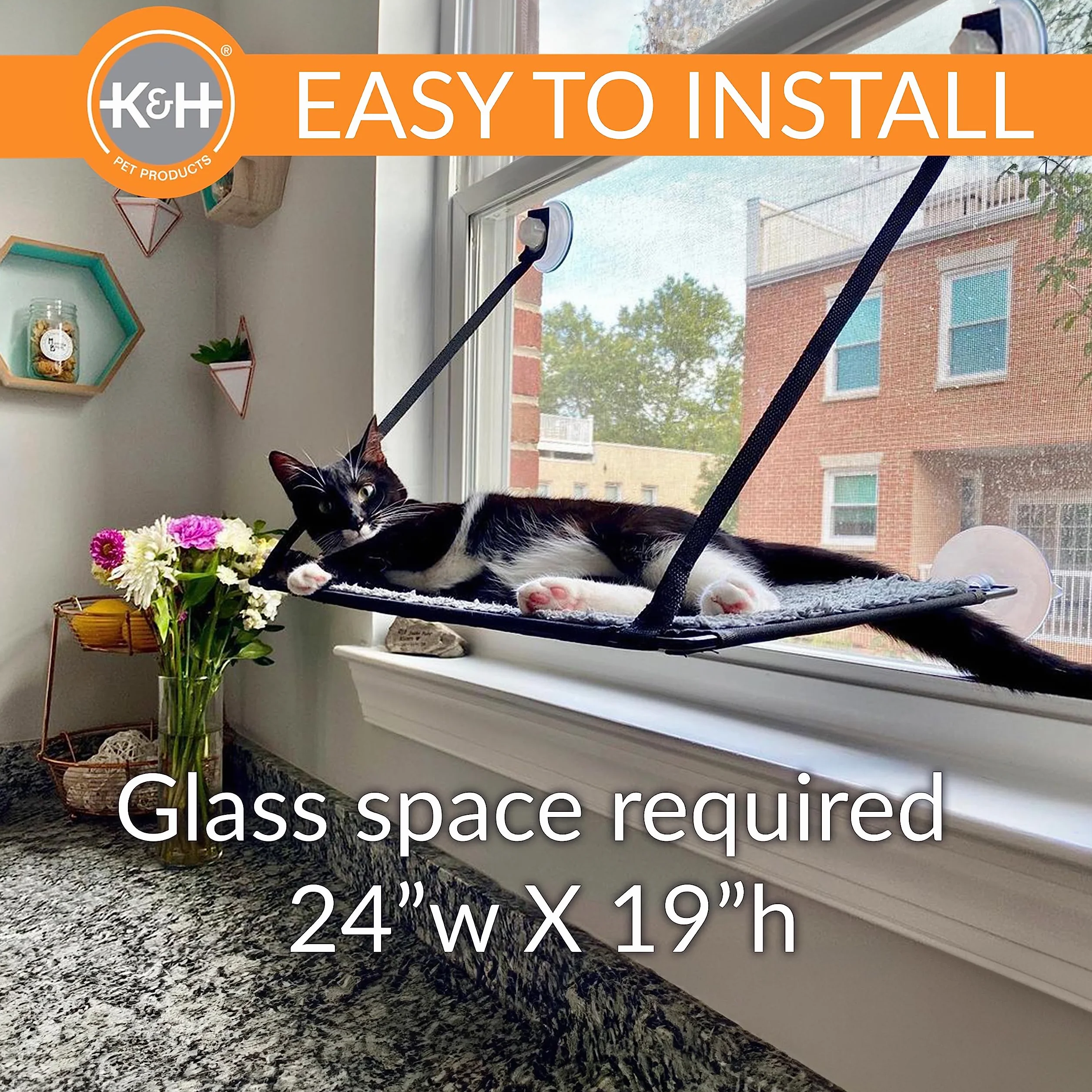 K&H EZ Window Mount Kitty Sill łóżko dla kota