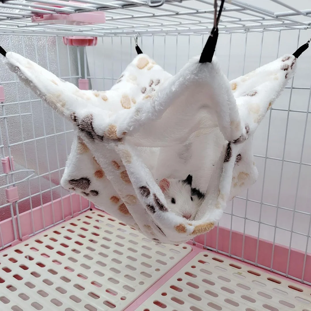 WeddHuis 1 sztuka poduszka dla chomika Gerbils małe zwierzęta domowe miękkie ciepłe pióro zwierzę domowe akcesoria klatka poduszka dla małych zwierząt do spania Hamster (gwiazda)