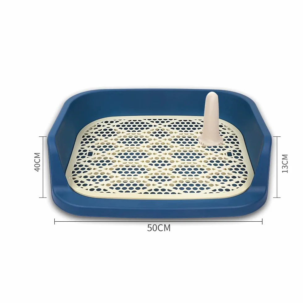 Przenośny trenażer toaletowy do użytku wewnątrz i na zewnątrz – toaleta dla psów - 50 x 40 x 14 cm.