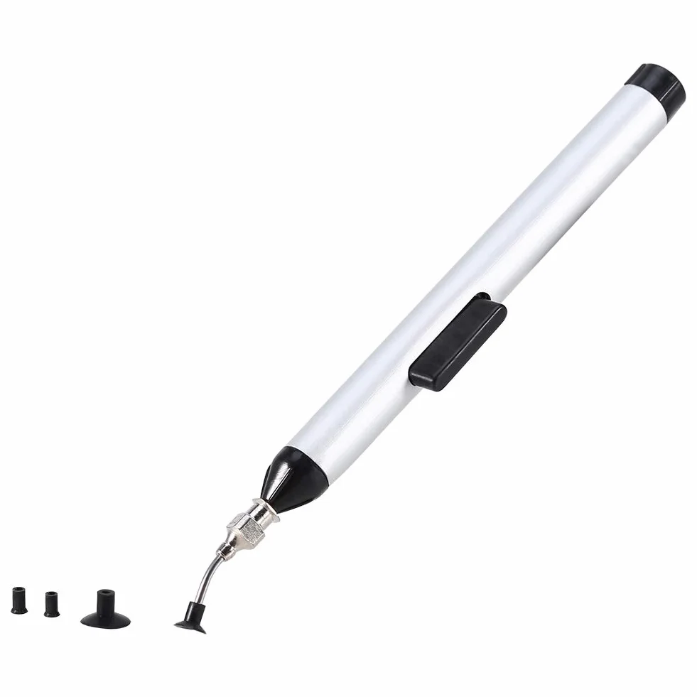 Ręczny przyssawka do lutowania, 1 pc pompa do lutowania przyssawka Ic Smd Remover spawanie próżniowe przyssawka z 3 końcówkami