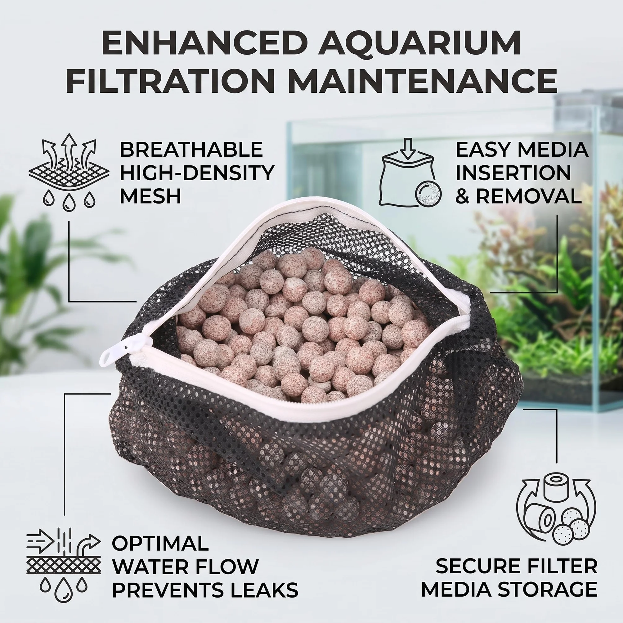 Akwarium kulka bio-filtr kulowy medium ceramiczny filtr kulowy do słodkowodnej i słonej wody