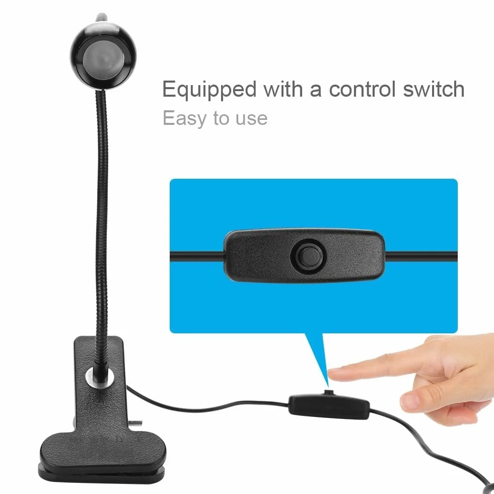 Lampa UV LED 3W USB do Naprawy Telefonu z Klipsem Fioletowe Światło