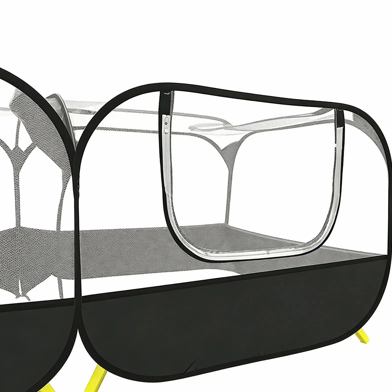Kitten Playpen - Foldable Cat Enclosure for Indoor Outdoor Travel | Mesh and Sunproof with Cover, Foldable Mesh, Portable Pet Cage for Lawn Garden Yard Small Animal Safe Play Area
