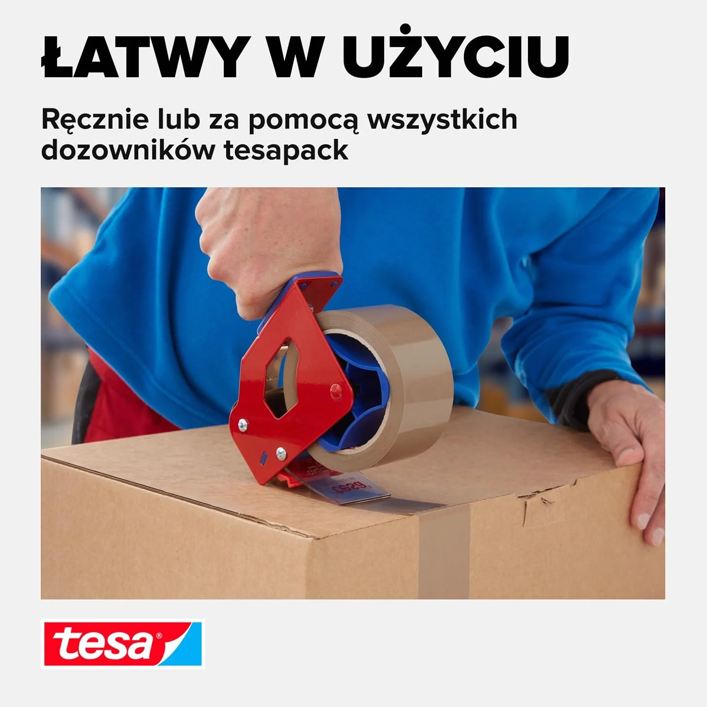 Tesa Extreme 58645 Taśma Pakowania Brązowy 50 m x 50 mm