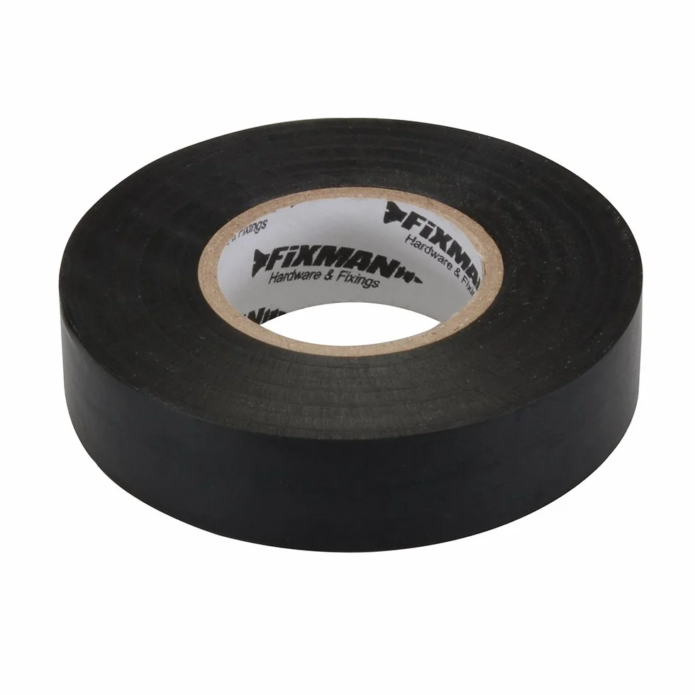 Fixman 192069 Taśma Izolacyjna, Czarny, 19 mm x 33 m