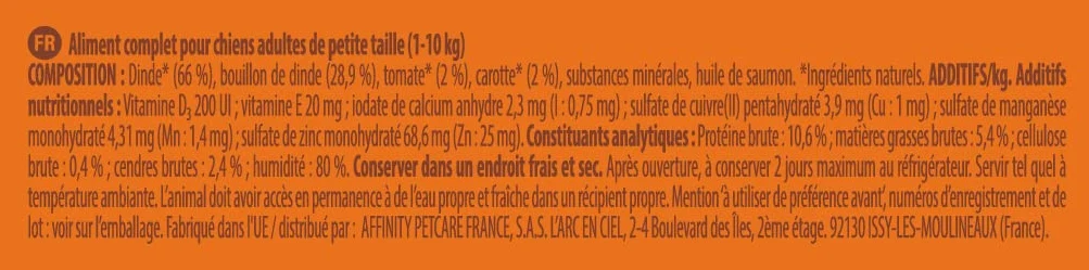 Nature's Variety Original No Grain Mini pasztety dla dorosłych psów z indykiem 8 x 150 g