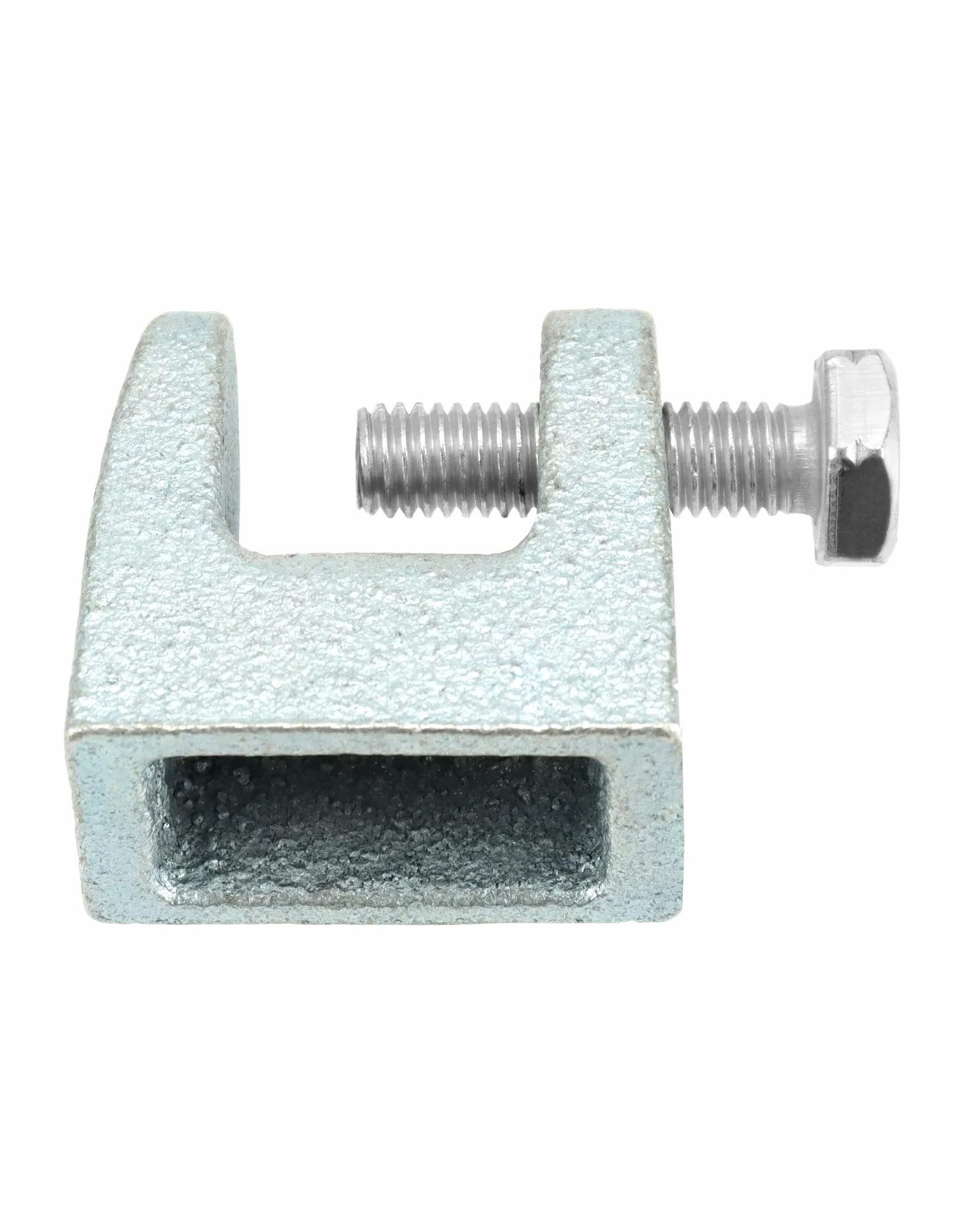 QWORK® 12 sztuk zacisk belki, zacisk na rąbek stojący, stal ocynkowana, M8 (8mm), do budowy mostów, budownictwa