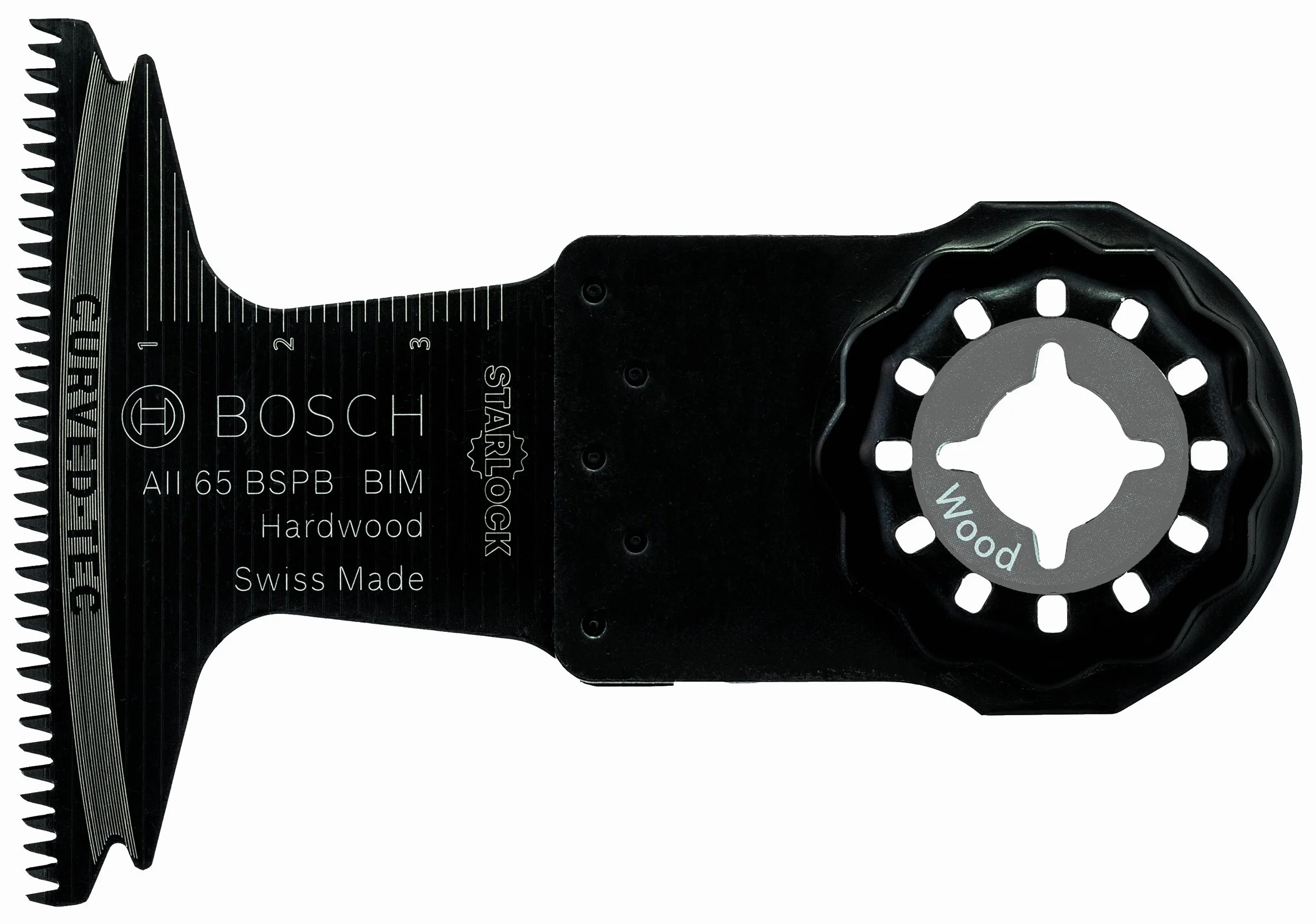 Bosch Professional Brzeszczot BIM AII 65 BSPB (do twardego drewna, 40 x 65 mm, akcesoria narzędzie wielofunkcyjne)
