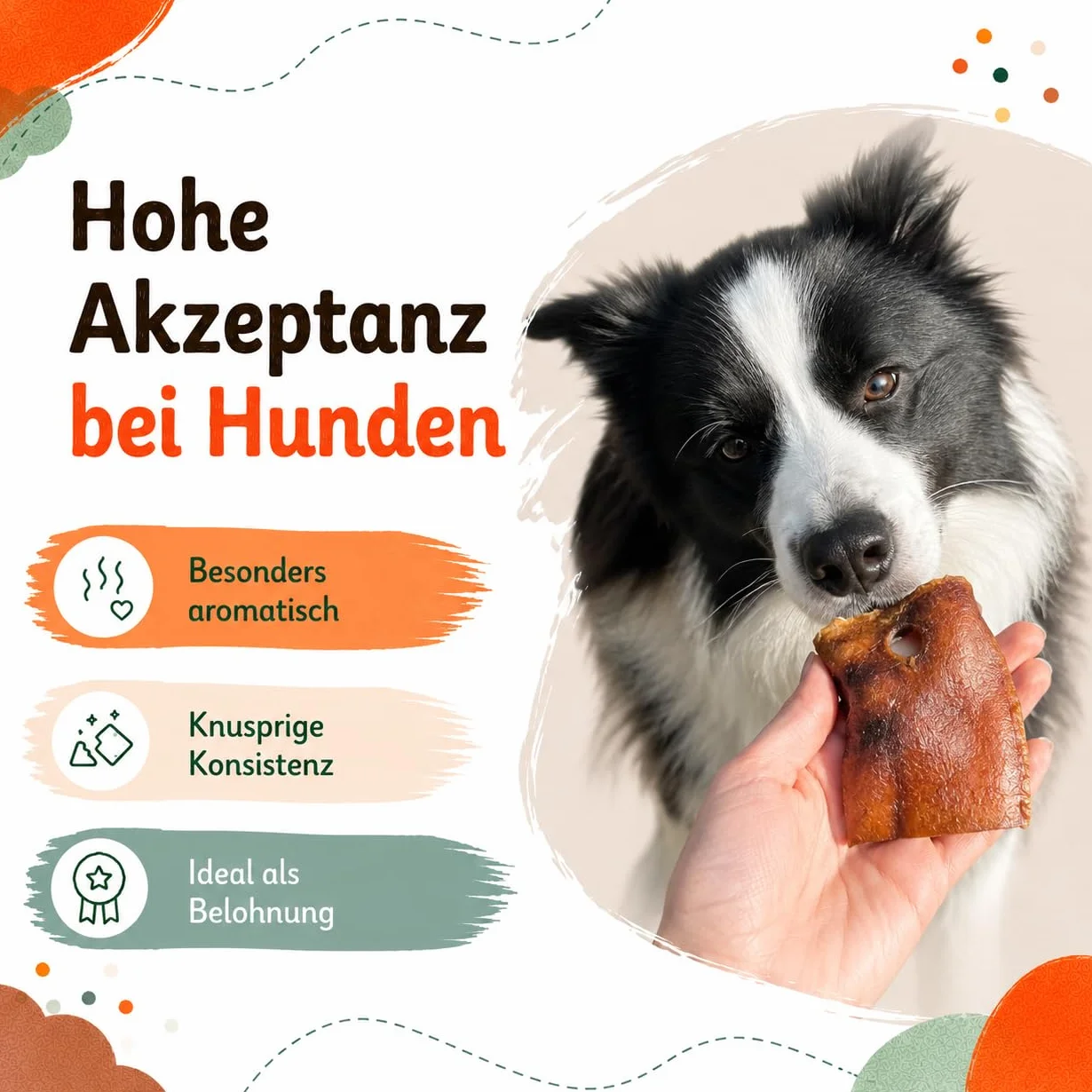 Suszone Noski Wieprzowe dla Psa, Naturalny Gryzak, Lekkostrawny, Bezzbożowy, Bogaty w Białko, Bez Konserwantów, Idealny Przysmak dla małych i dużych ras, Produkcja Polska, 300g