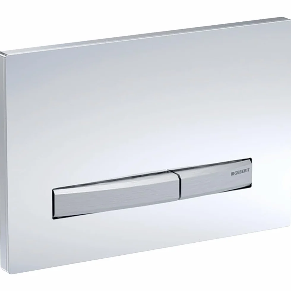 Geberit Sigma50 płytka uruchamiająca przycisk spłukiwania chromowany szkło dymne lustrzane 115.788.SD.2