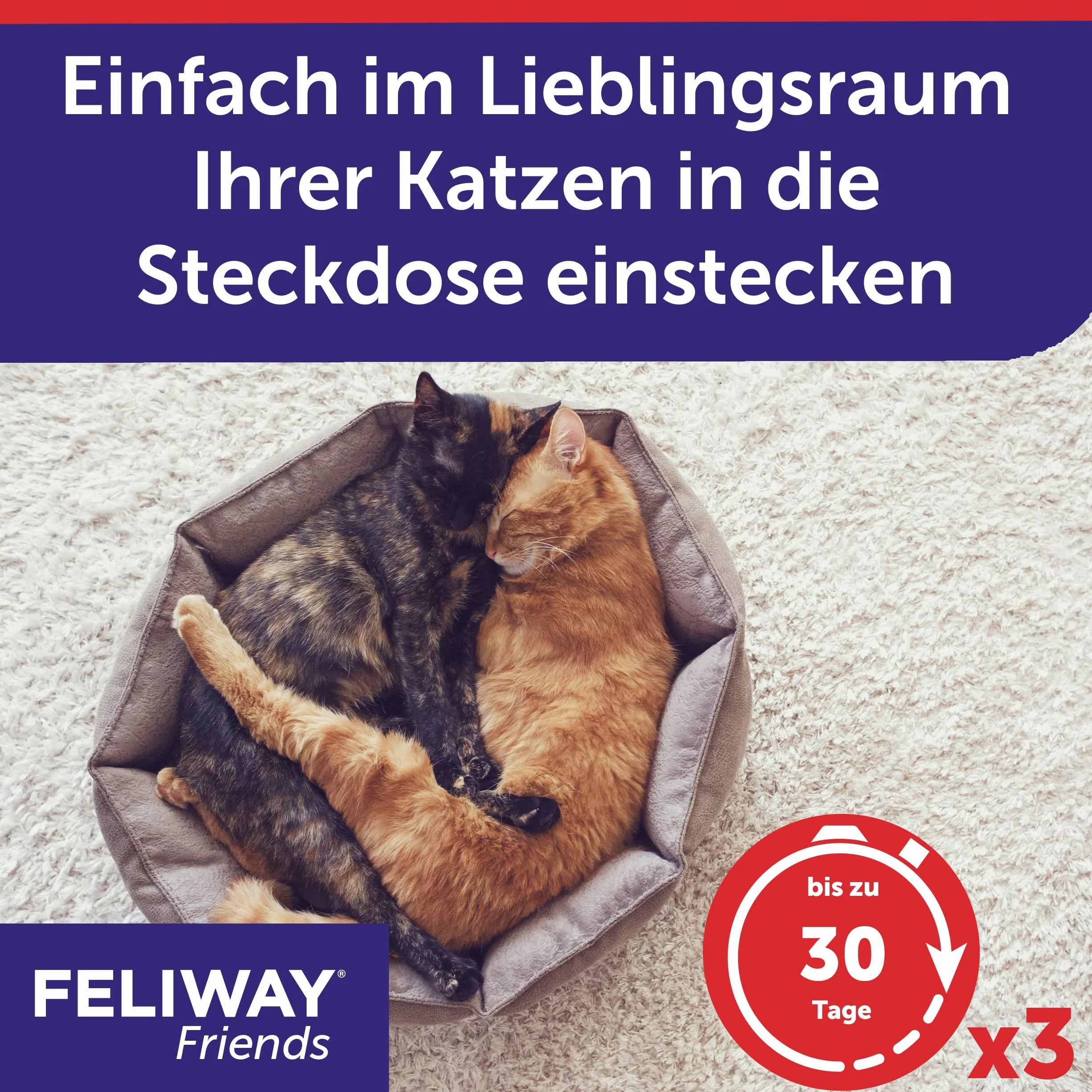 FELIWAY D89440L Friends 3x30 Day Value Pack 144 ml