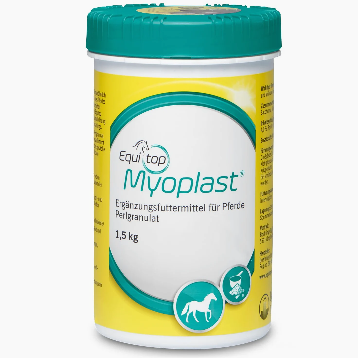 EQUITOP Myoplast granulat do budowy mięśni dla koni, 1,5 kg