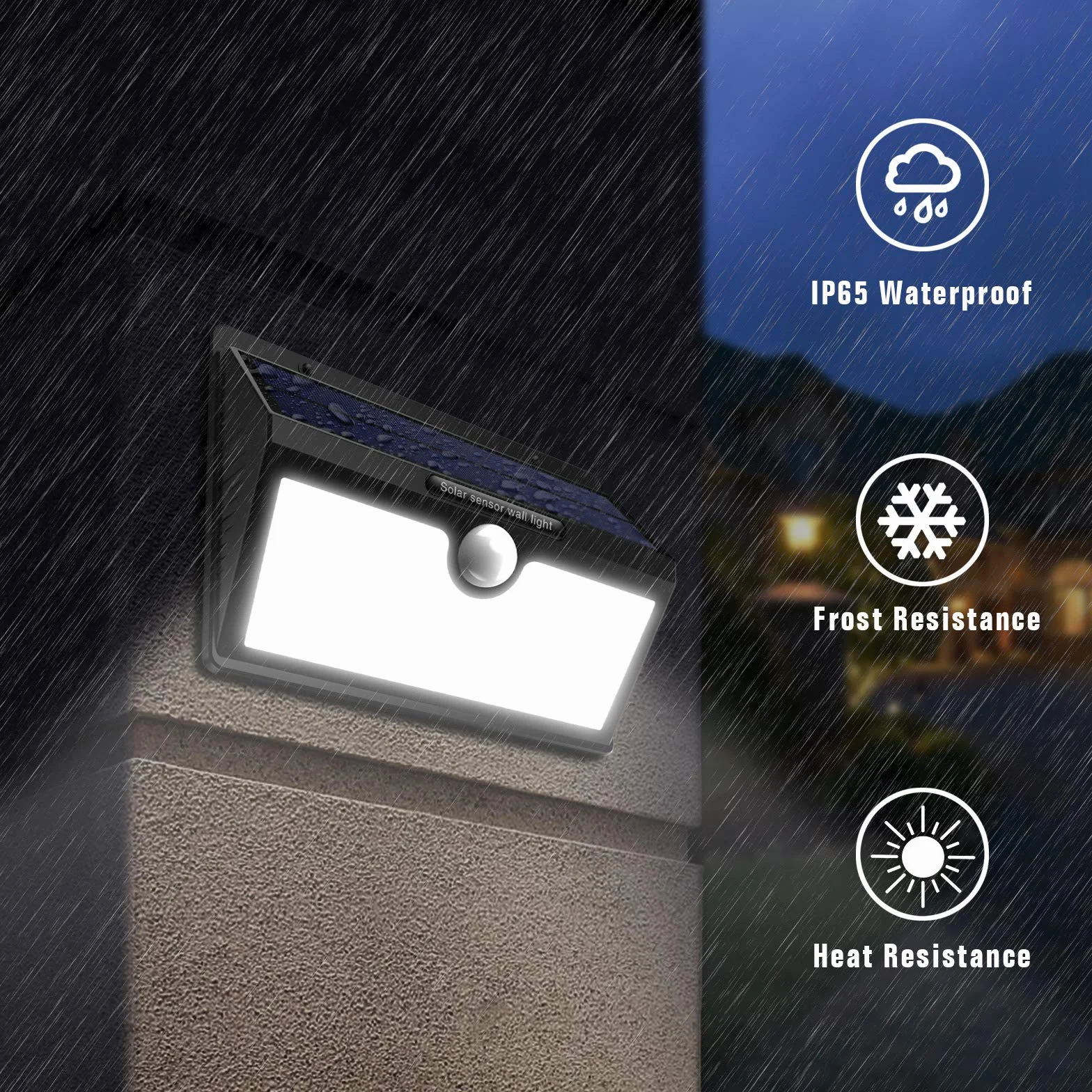 Lampy Solarne Na Zewnątrz, 78 LED, Czujnik Ruchu, Zasilane Energią Słoneczną, Wodoodporne, Bezprzewodowe Lampy Ścienne, 2 Szt.