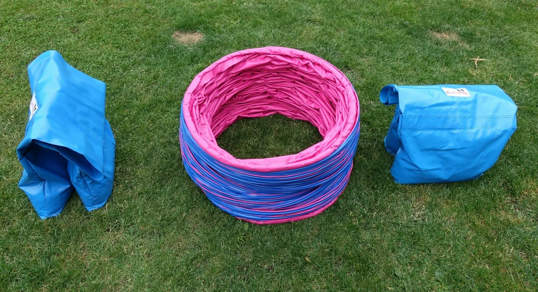 Callieway® Dog Agility tunel profesjonalny / psy tunel 5 m długości / 60 cm Ø Agility urządzenie (5 m, fuksja)