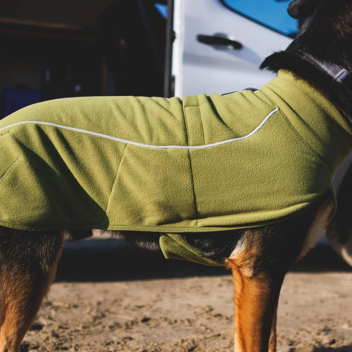 Ruffwear Climate Changer Polar dla psa rozmiar XXS płaszcz kamizelka zimowa kurtka warstwa środkowa oddychający