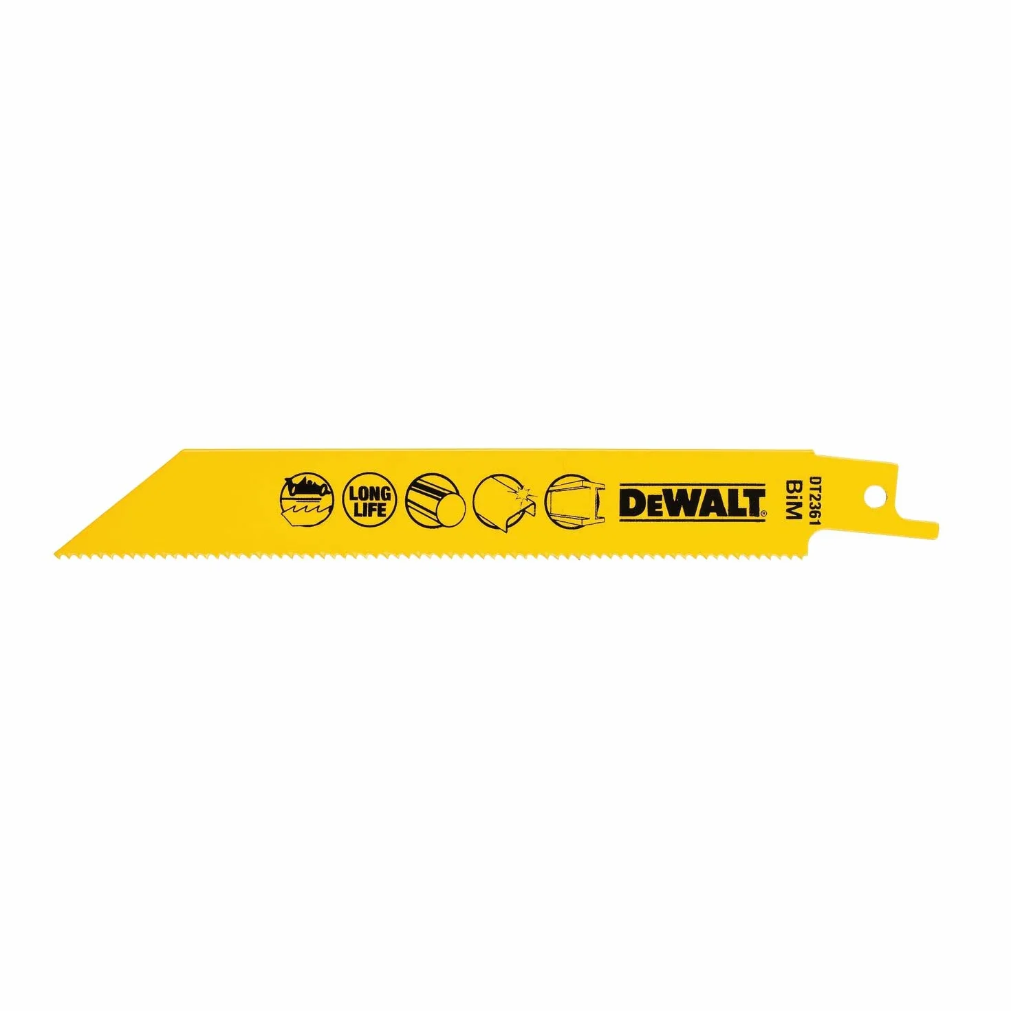 DeWalt Brzeszczoty do piły szablastej BI-Metal 152 mm 1,8 mm DT2361