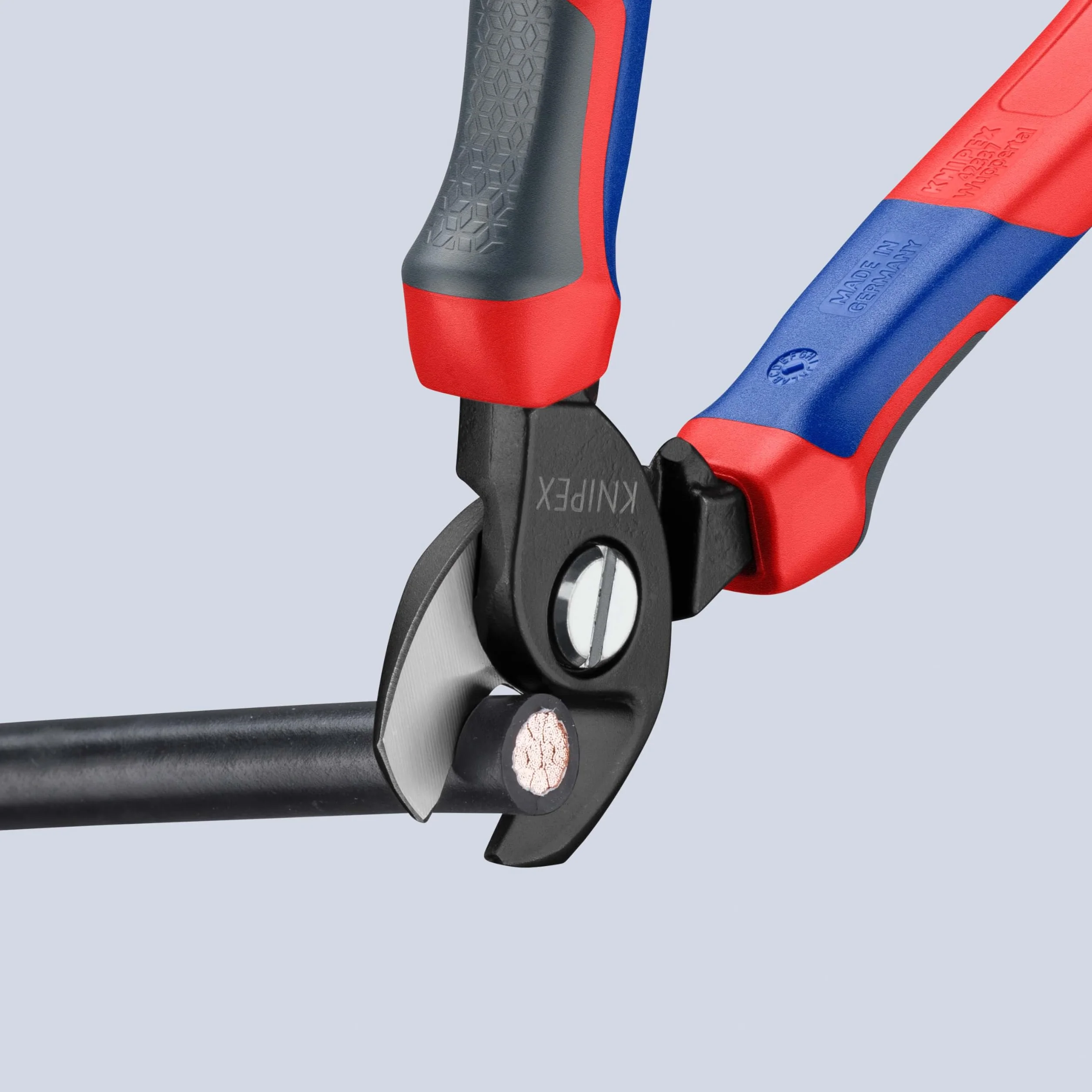 KNIPEX Nożyce do kabli z rękojeściami Comfort 165 mm, 95 12 165