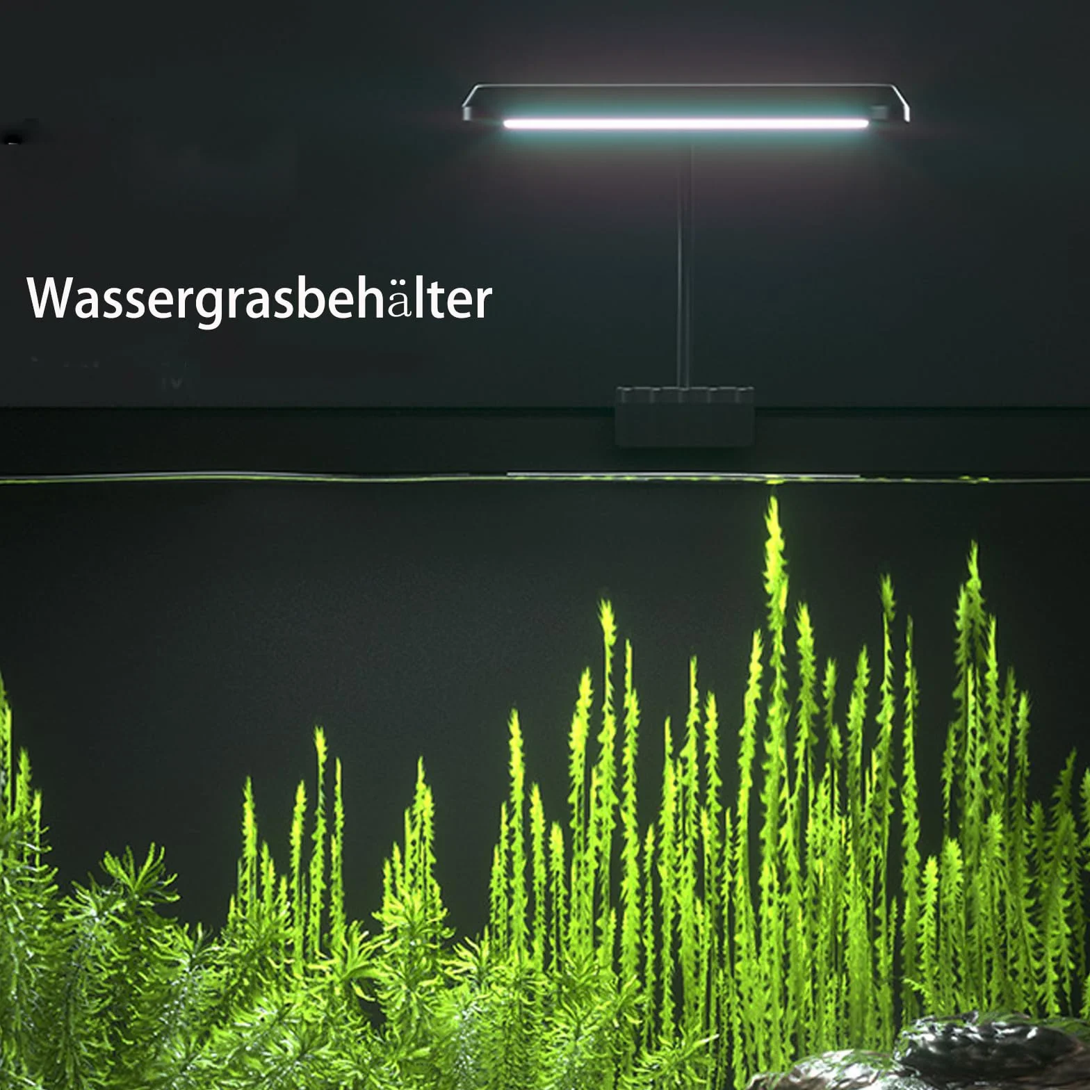 92RA Oświetlenie LED 360°, Lampa LED Energooszczędna i Odporna na Zaparowanie, Światło Wodoszczelne dla Roślin Wodnych i Ryb (13 W)