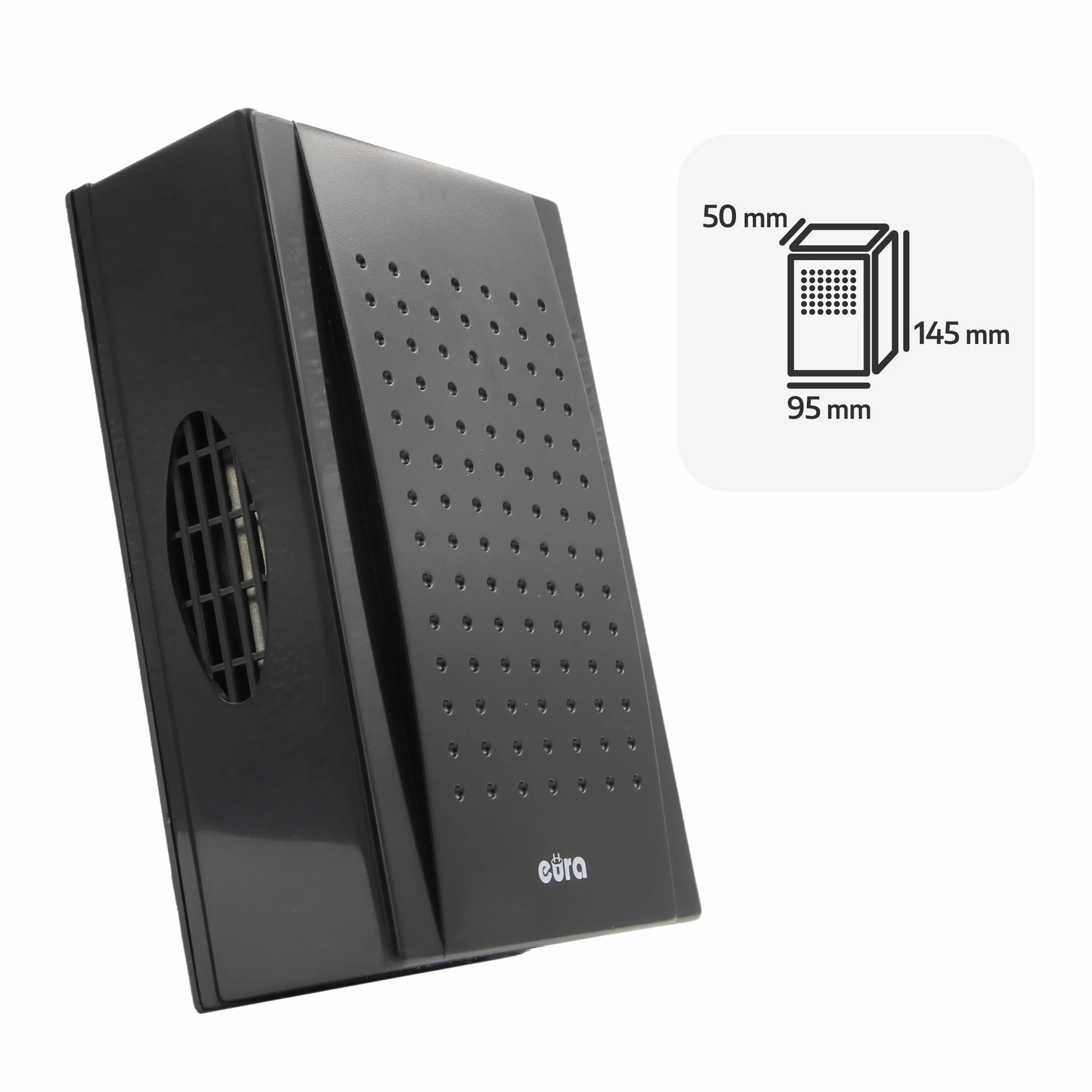 EURA DB-23A3, 230V/50Hz, 70dB, czarny